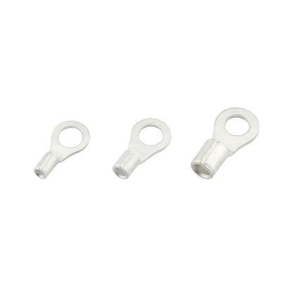 AWG 22 - 16 RNB Thiết bị đầu cuối uốn bằng điện Tròn bằng đồng kết thúc Lug cáp