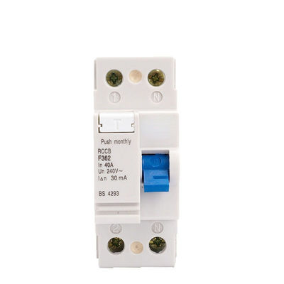 Loại điện từ Bộ ngắt mạch dòng điện dư 4 cực 63A 30ma RCCB