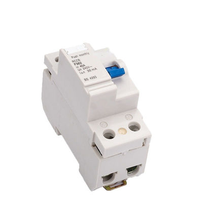 Loại điện từ Bộ ngắt mạch dòng điện dư 4 cực 63A 30ma RCCB