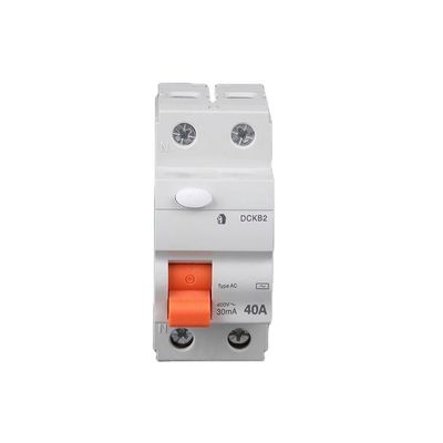 Bộ ngắt mạch dòng dư RCCB 30ma 300ma 63amp 2 cực MCB 40A