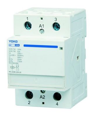 Công tắc tơ AC gia dụng gắn vít 100A Bộ nguồn 220V 110V 24V