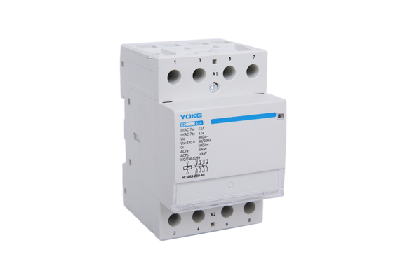 40A 63A Khởi động từ AC điện áp thấp dân dụng 1P/2P/3P/4 cực 25A dùng cho gia đình