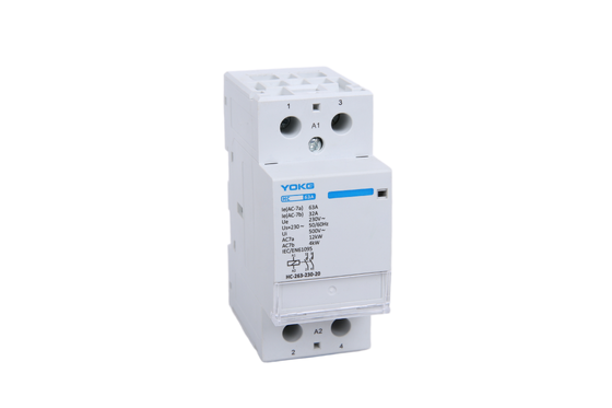 Công tắc tơ dạng mô-đun 4P NC AC 25A 380V cho gia đình, ray DIN 220V/230V 50/60Hz